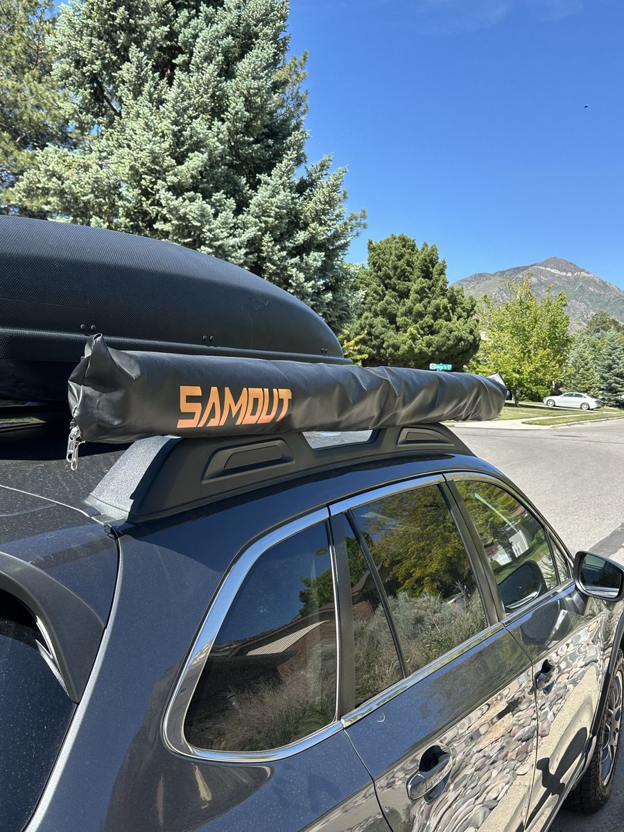 SAMOUT 10x6.6ft Car Side Awning Portable Canopy Shelter for Camping/SUV/Truck UPF50+