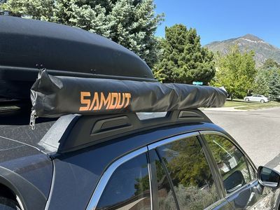 SAMOUT 10x6.6ft Car Side Awning Portable Canopy Shelter for Camping/SUV/Truck UPF50+
