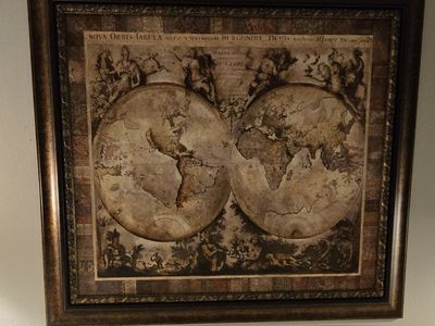 Framed World Map