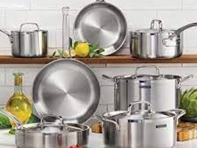 Tramontina 12pc Tri-Ply Clad Stainless Steel Cookware Set 1596023 #87966