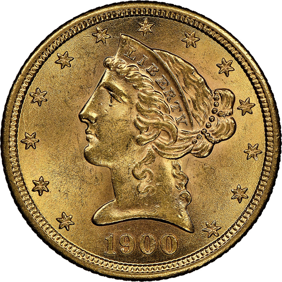 1900 Liberty Half Eagle