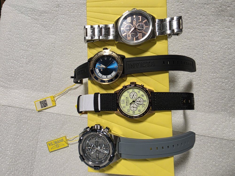 Invicta mens watch collection - new