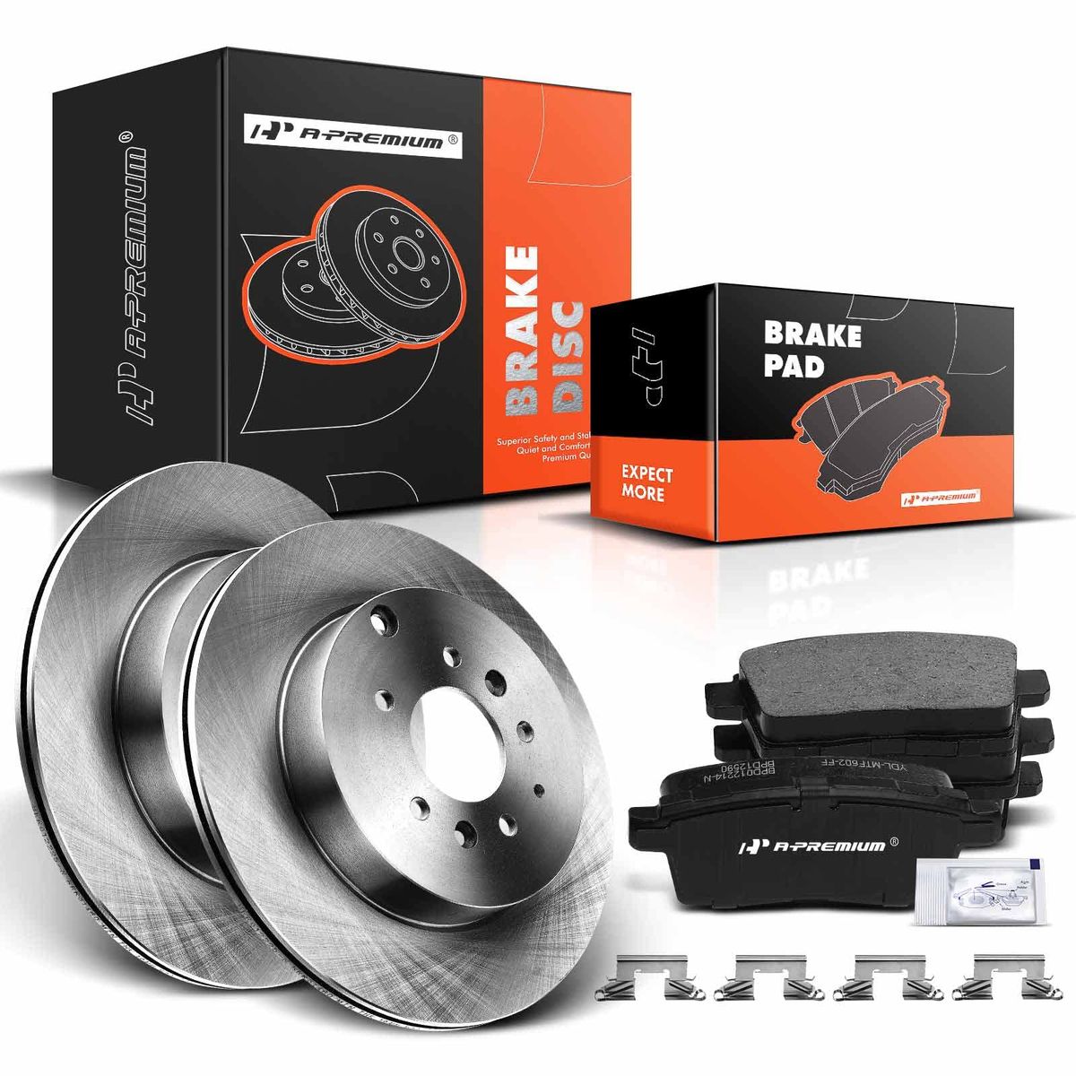A-Premium Rear Disc Rotors+Pads for Mazda CX-9