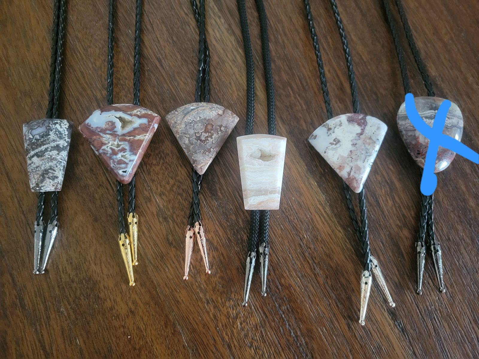 New Natural Stone Bolo Tie