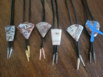 New Natural Stone Bolo Tie