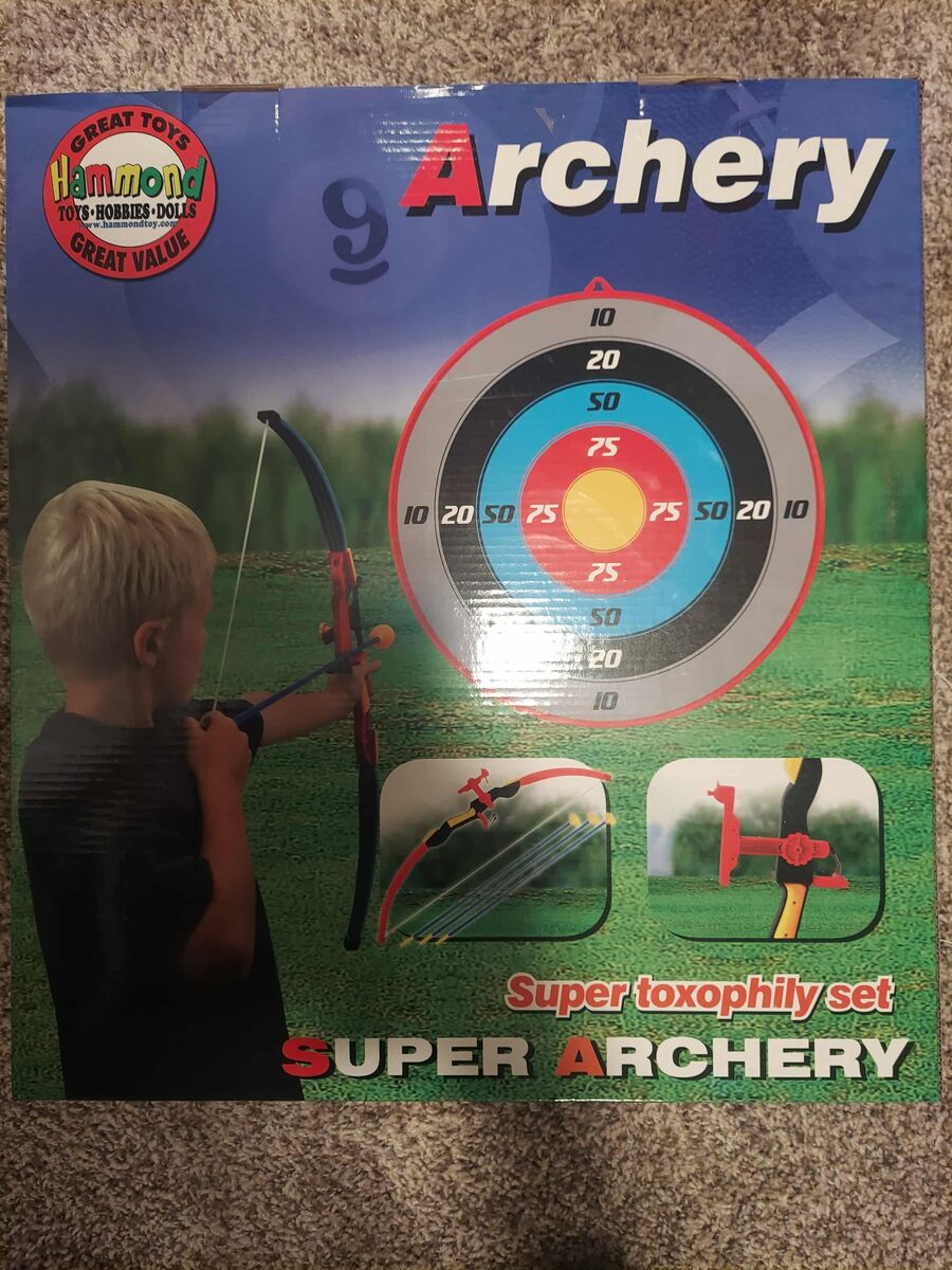 Kids Archery Toy Set – Suction Cup Arrows – NEW