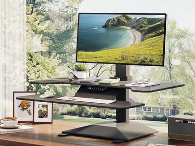 36” Electric Standing Desk Converter – Brand New Open Box