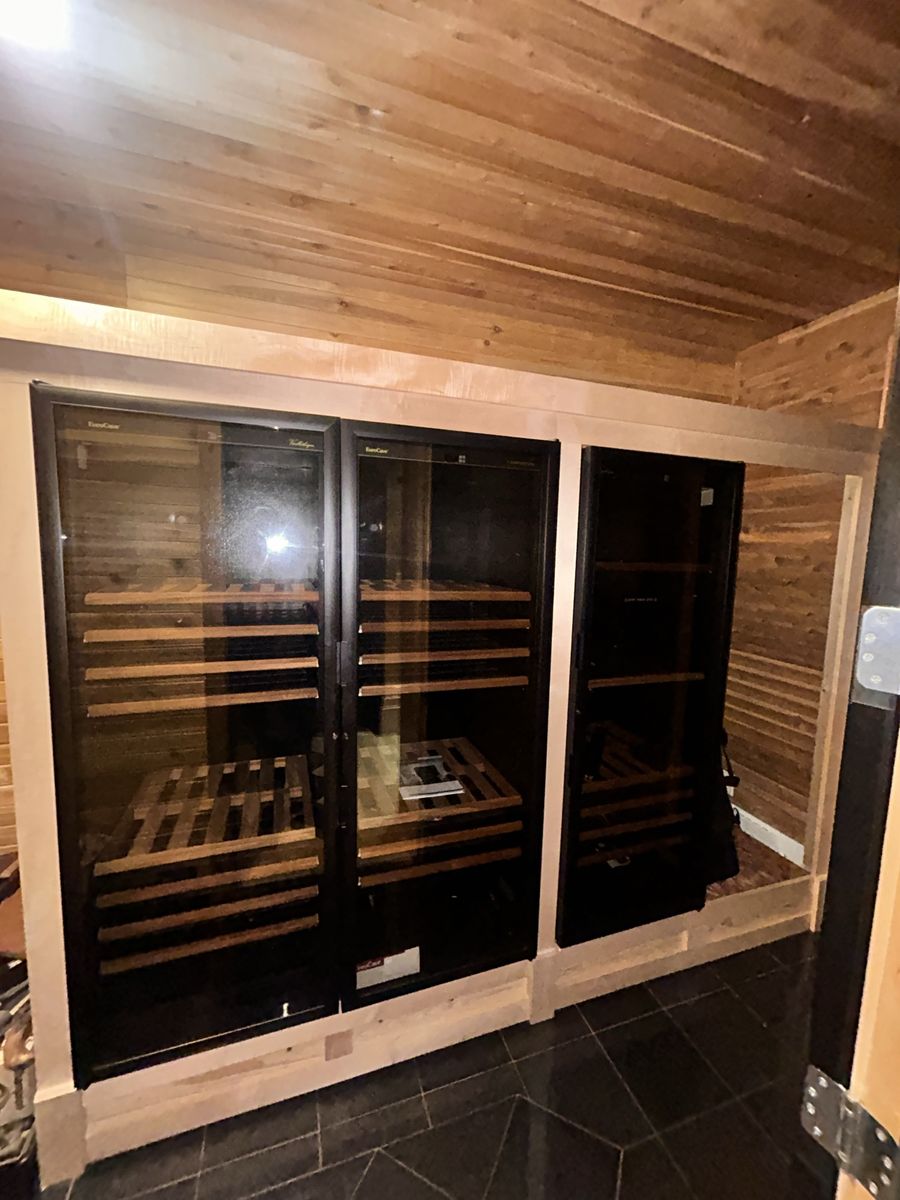 Wine coolers cabinets