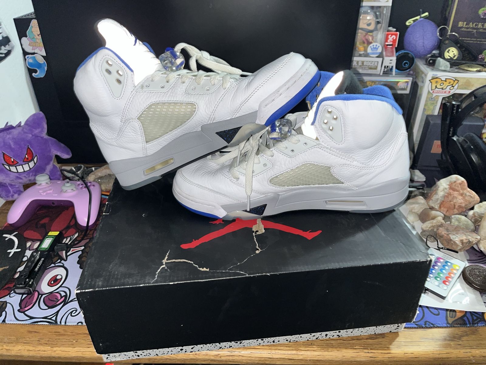 Jordan 5 “White Stealth”