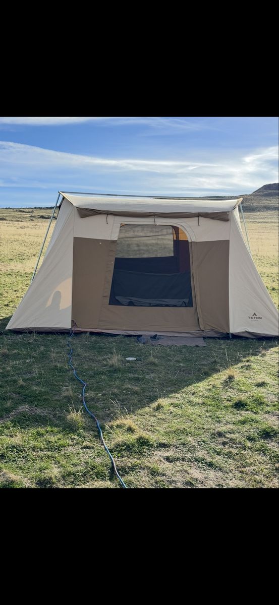 Teton 10X14 Canvas Tent.  Kodiak, Springbar style.