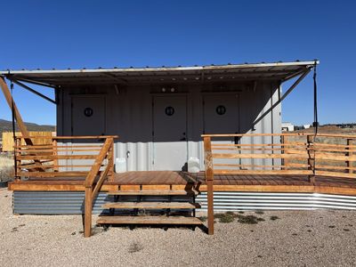 Campground/ Glamping Bathrooms shipping container