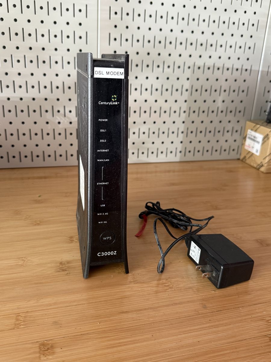 CenturyLink DSL Modem Zyxel C3000z