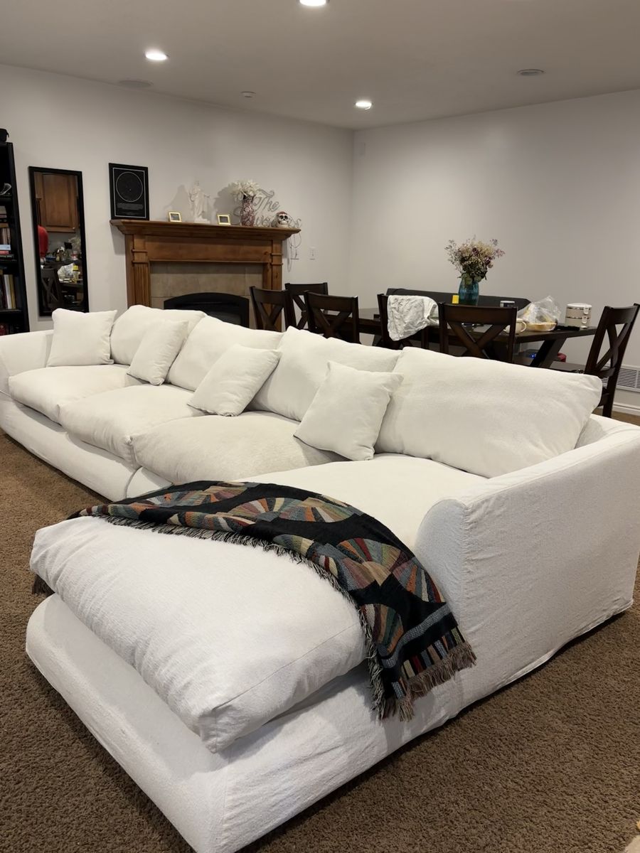 White Modular Sectional
