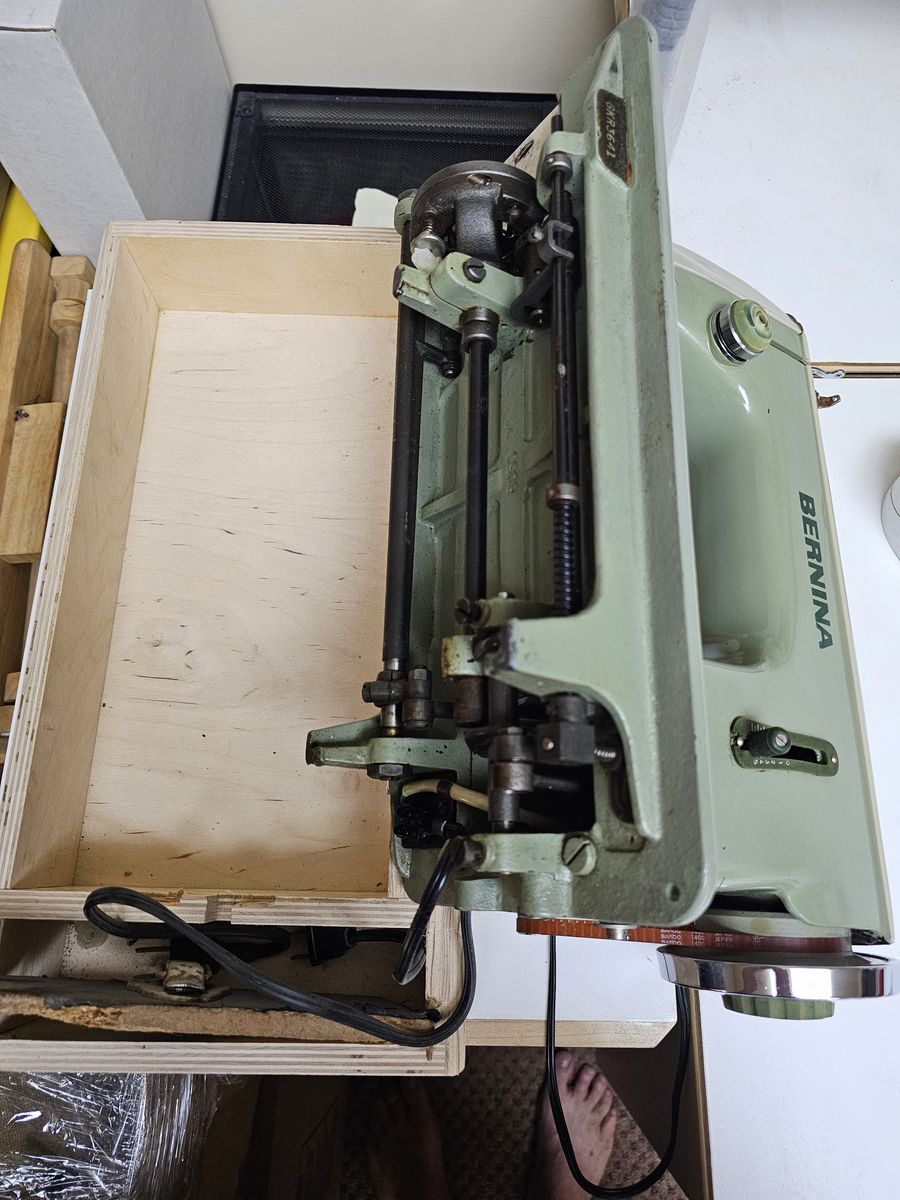 Vintage Bernina 730 Record Sewing Machine – Upgraded Factory Motor Workhorse