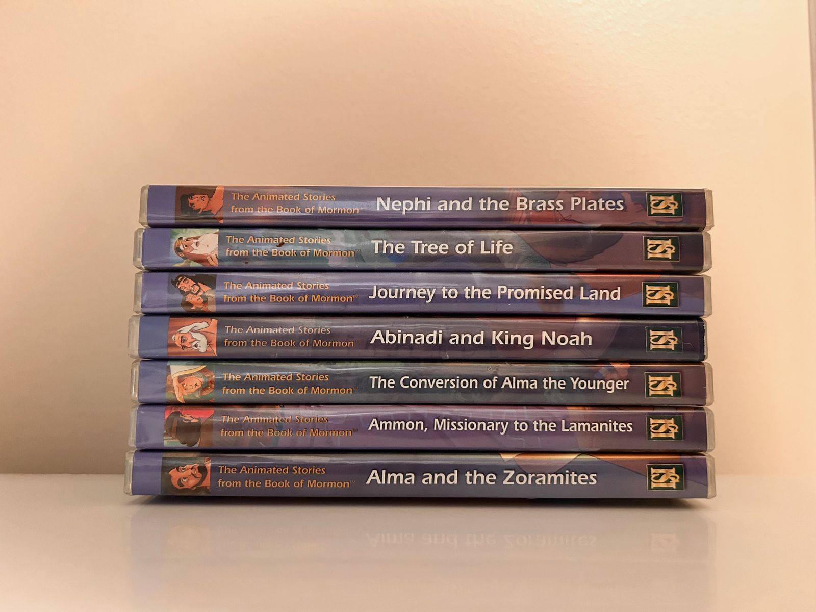 Living Scriptures/Nest Animated Stories from the Book of Mormon - Vol. 1 (Lot of 7 DVDs)