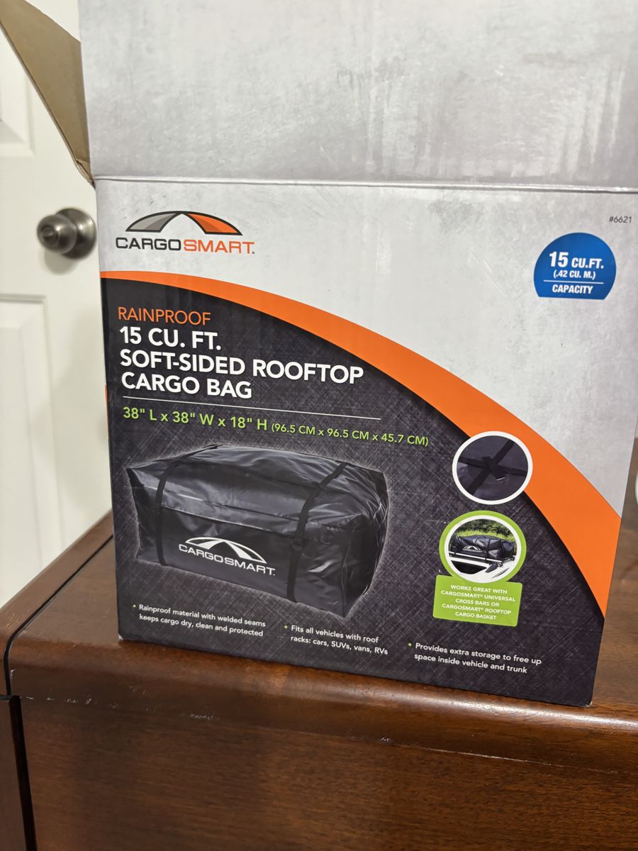 CargoSmart 15 Cu Ft Rooftop Cargo Bag – Rainproof