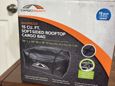 CargoSmart 15 Cu Ft Rooftop Cargo Bag – Rainproof