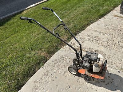 Gas-Powered Walk-Behind Garden Tiller Cultivator