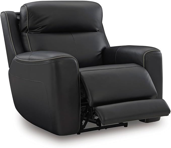 Signature Design by Ashley 5Z-Dreamlight Urban Power Recliner with Adjustable Headrest, Black
