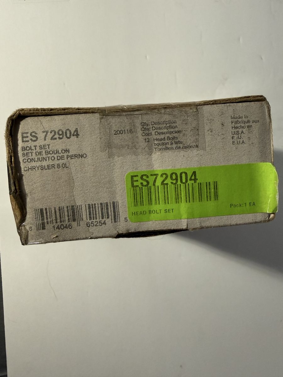 NEW Fel-Pro Head Bolt Set