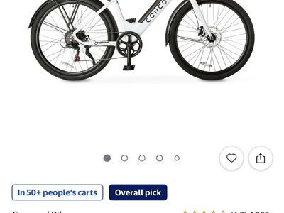 Brand New ADULT Concord E-Bike Bundle – Helmet, Seat, Rack, Bottle & Phone Holders – Never Used, Tags On