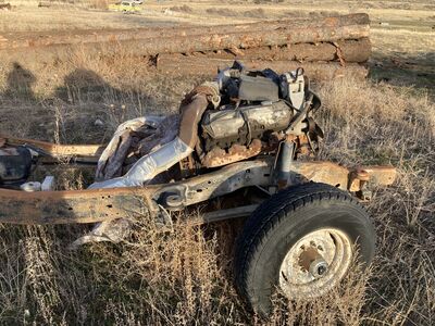 1996 Ford F-250 frame and powerstroke engine