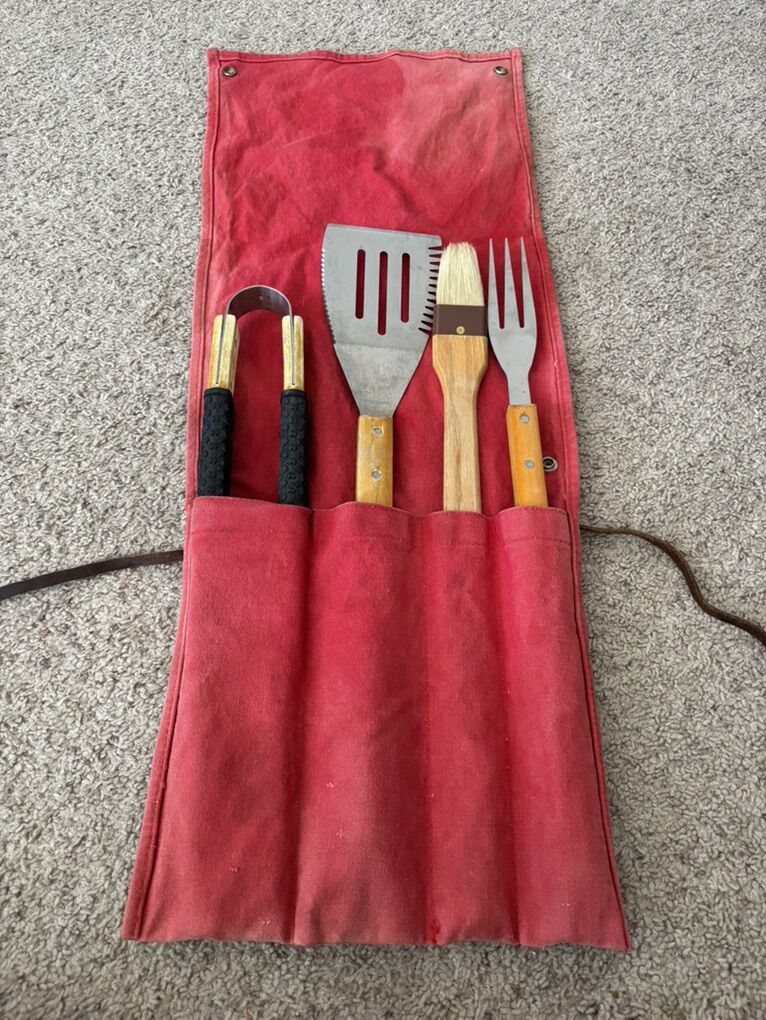 BBQ Accessories Grill Tools Spatula Fork Tongs