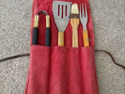 BBQ Accessories Grill Tools Spatula Fork Tongs