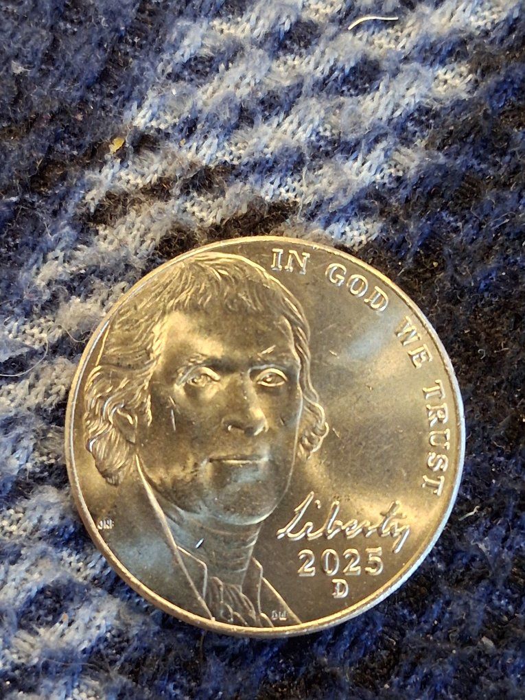 2025 D Jefferson Nickel Coin - Uncirculated U.S. Mint