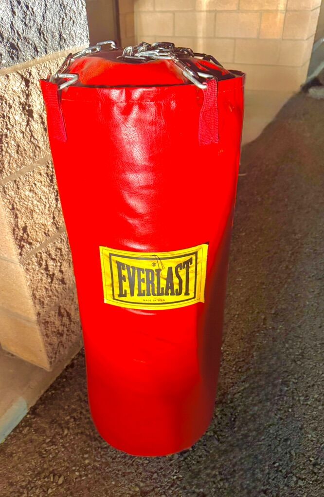 Red Everlast Heavy Bag