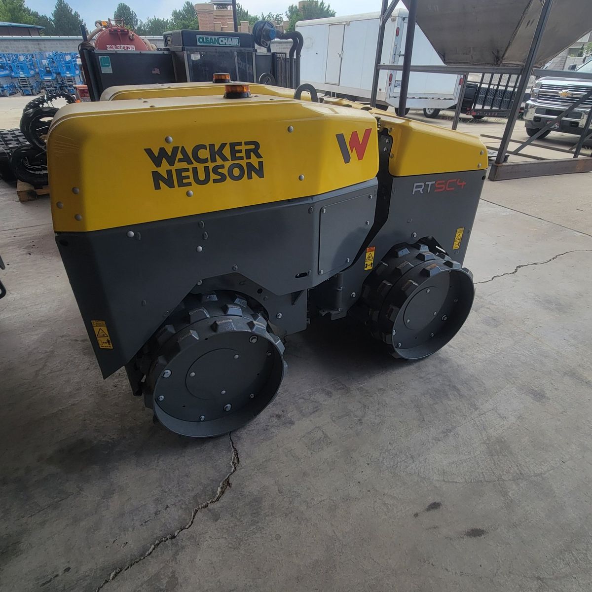 2026 Wacker Neuson RTsc4 Trench Roller/Compactor, Remote Control