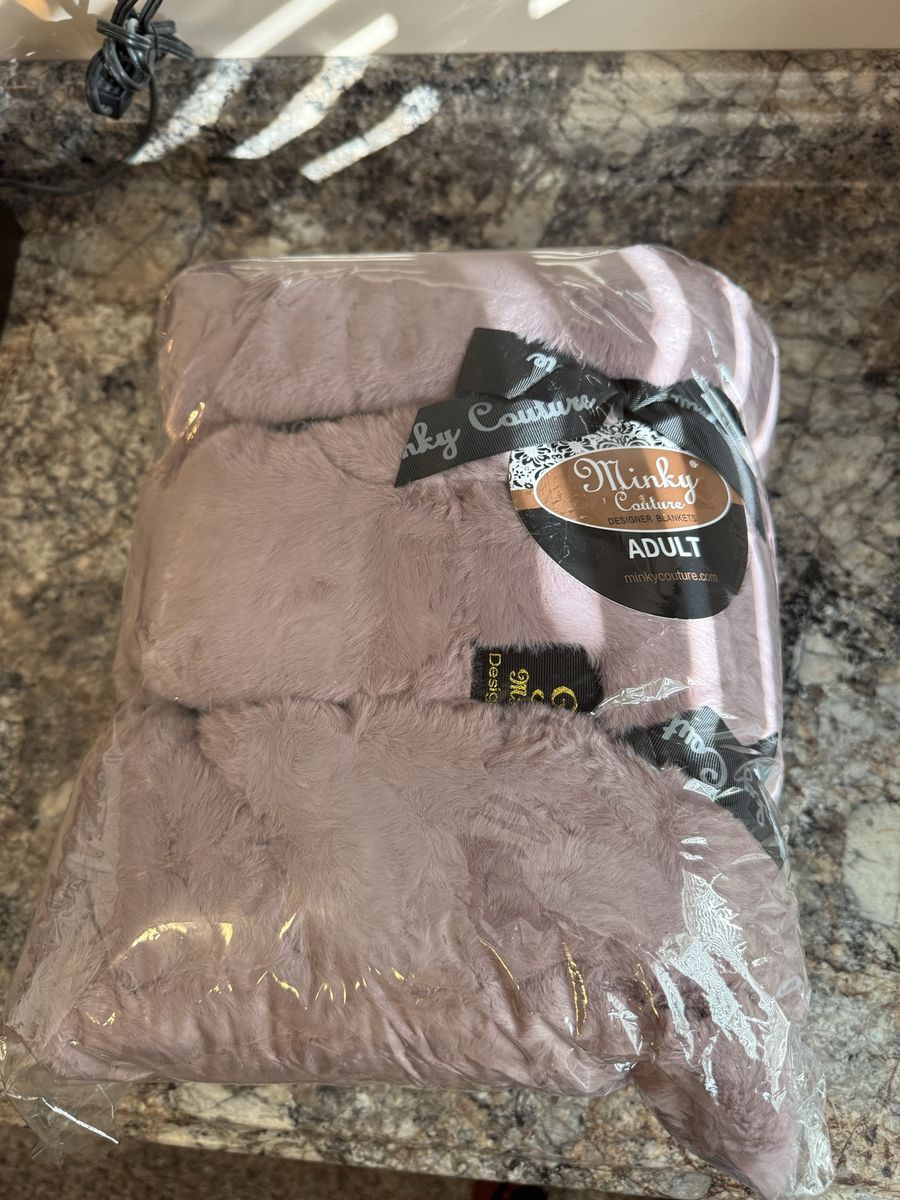 New Minky couture blanket