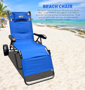 Beach Cart Chair- Blue Color