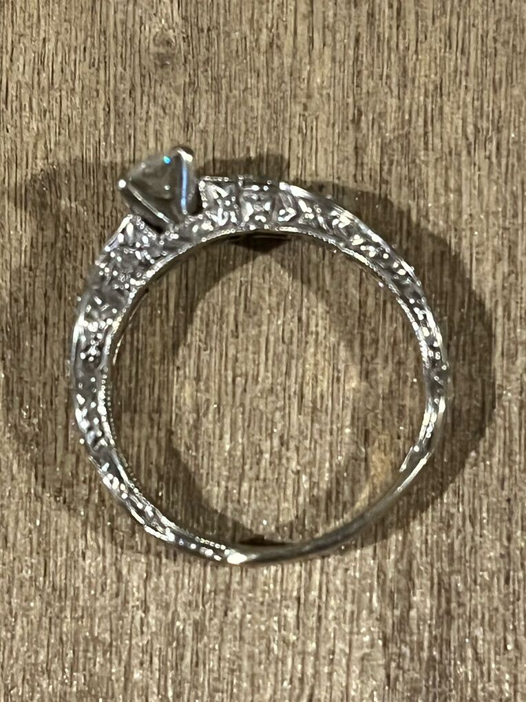 Engagement Ring And Wedding Band Set