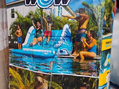 swimming rafts