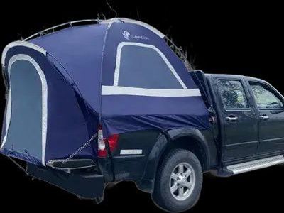 Lanceton Pickup Truck Tent – Waterproof PU3000, Fits 5.5'-6.5' Beds (F150, Ram, Silverado, Tundra