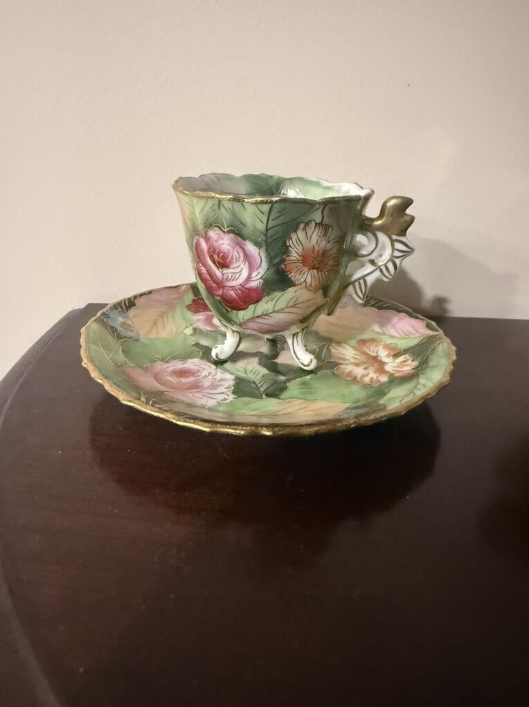 Chubu China Demitasse Cup/Saucer Occupied Japan