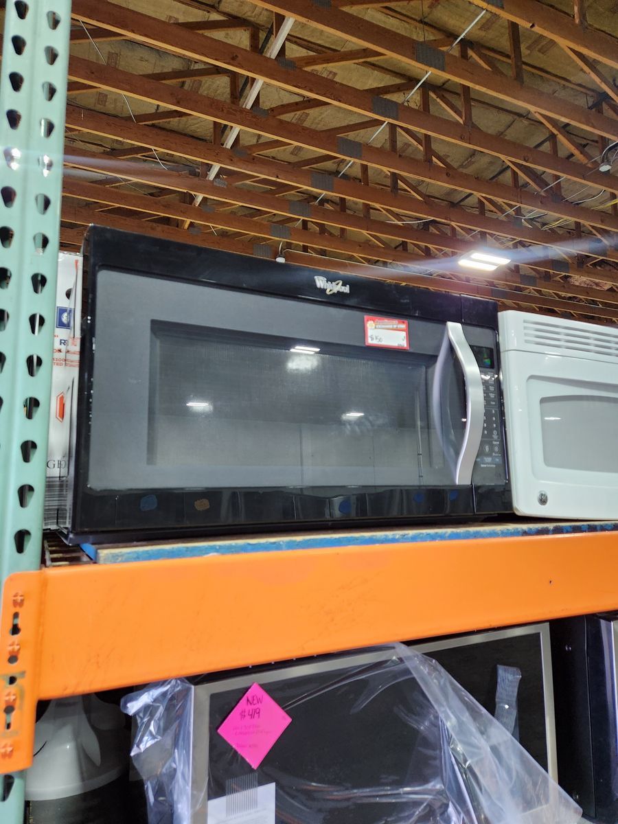 Whirlpool Over-the-Range Microwave Black with Sensor Technology