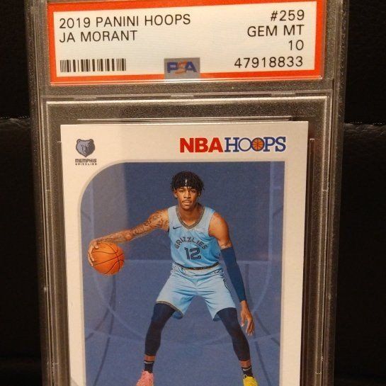 2019-20 Ja Morant NBA Hoops PSA 10 GEM MINT Rookie RC
