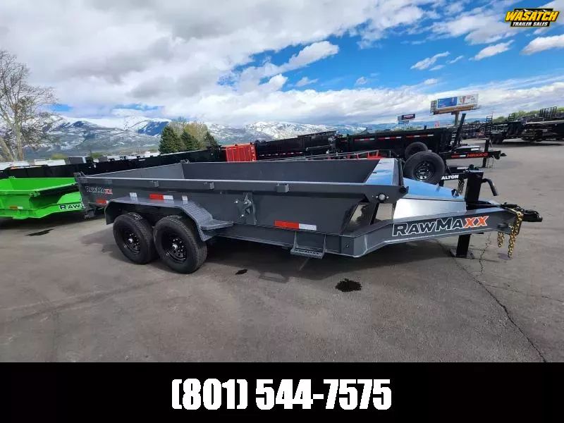 2025 RawMaxx 7X12 GDX 14K Dump Trailer