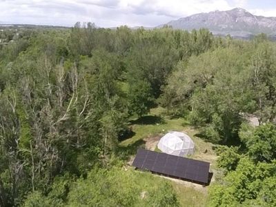Solar System: panels, inverter and 2 batteries
