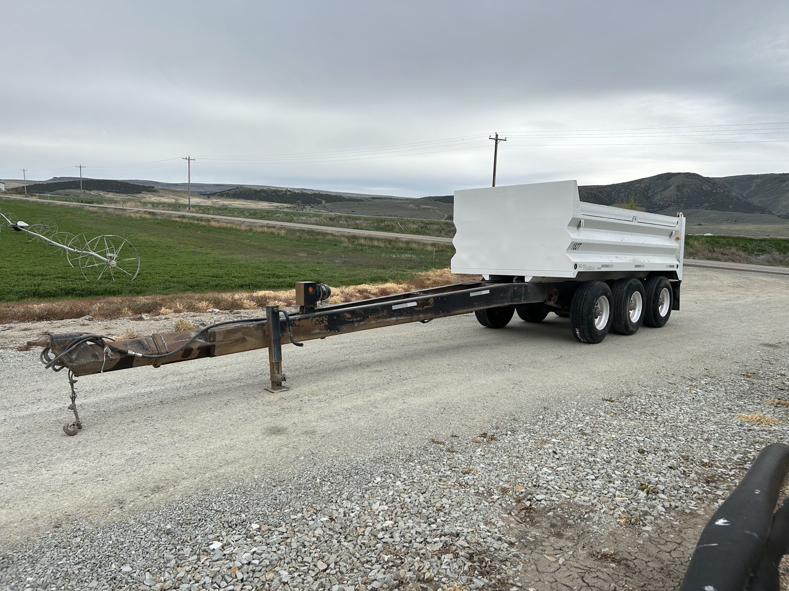 2007 Workman 3 axle dump pup trailer