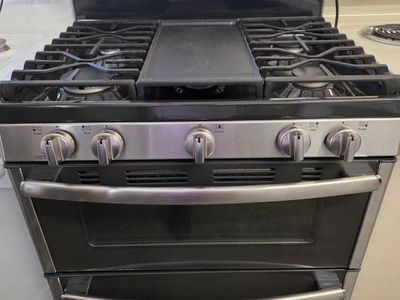 ge double oven gas range