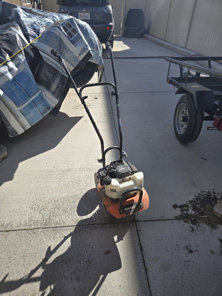 Powermate 43cc Engine 6" Tines Cultivator - Gas Powered Garden Tiller