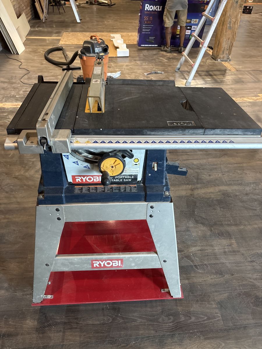 10” Ryobi Table Saw