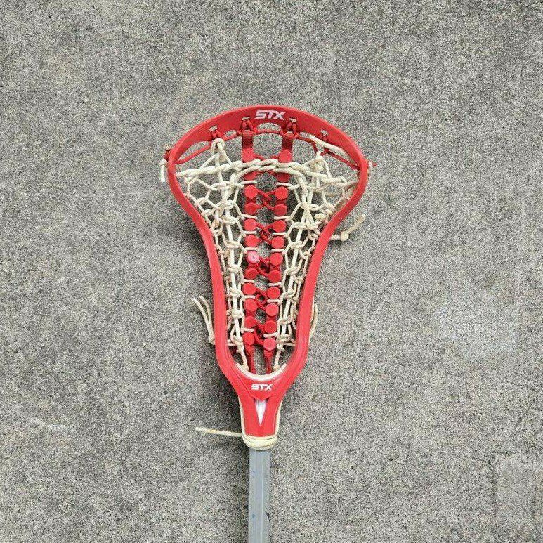 42.5" Women's STX 7075 Attack/Midfield Red Lacrosse Stick