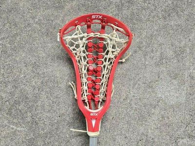 42.5" Women's STX 7075 Attack/Midfield Red Lacrosse Stick