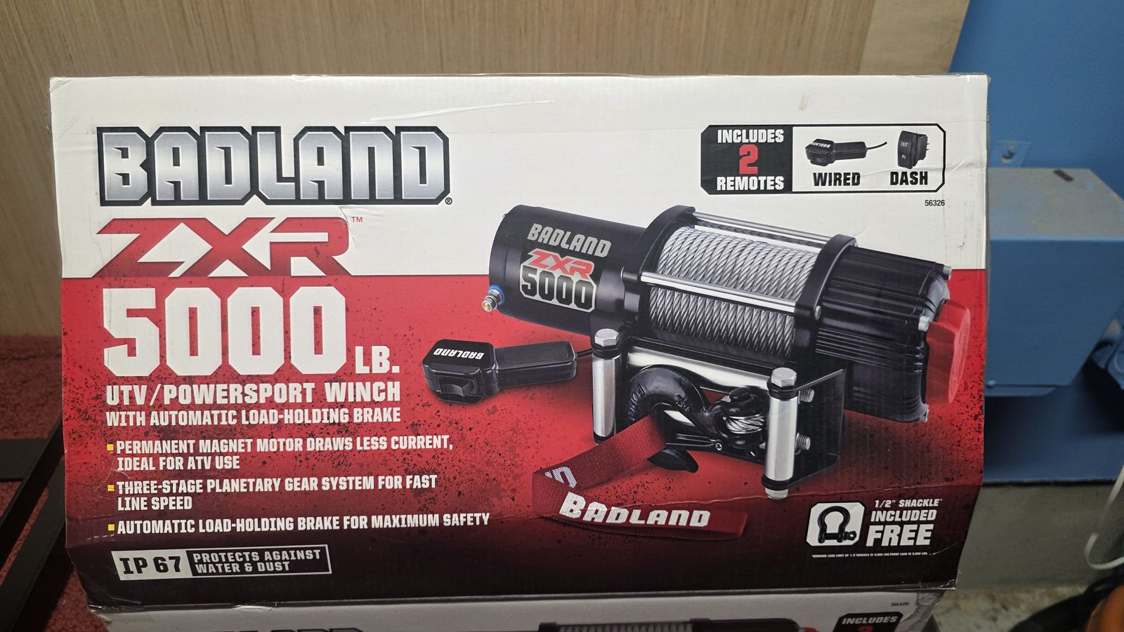 New Winch - Badland ZXR 5000 LB.