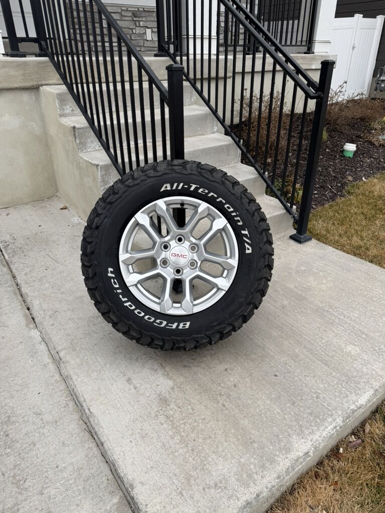 Gmc Sierra 1500 Yukon Rims and Tires 275/65R18 Bfg