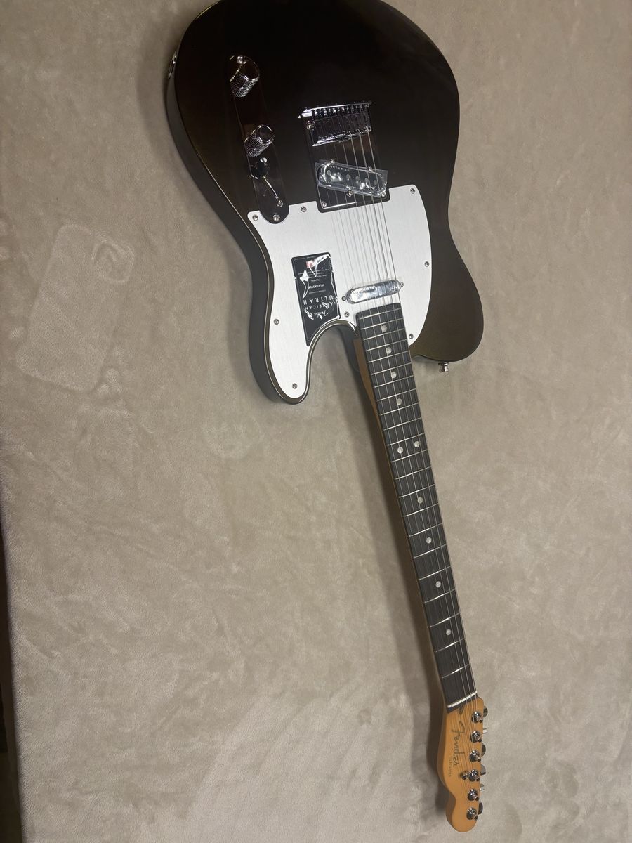 Fender American Ultra II Telecaster Electric Guitar - Texas Tea, Ebony Fingerboard
